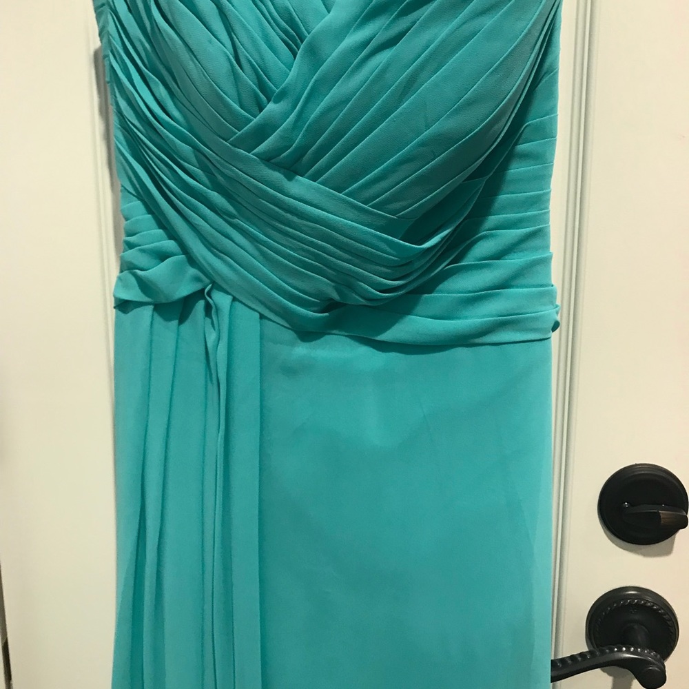 Beautiful turquoise full length dress